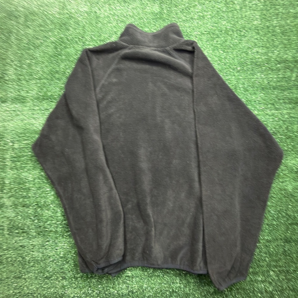 Vintage Adidas Team Nebraska Huskers Fleece Quarter Zip Pullover Black Mens XL - Picture 5 of 5